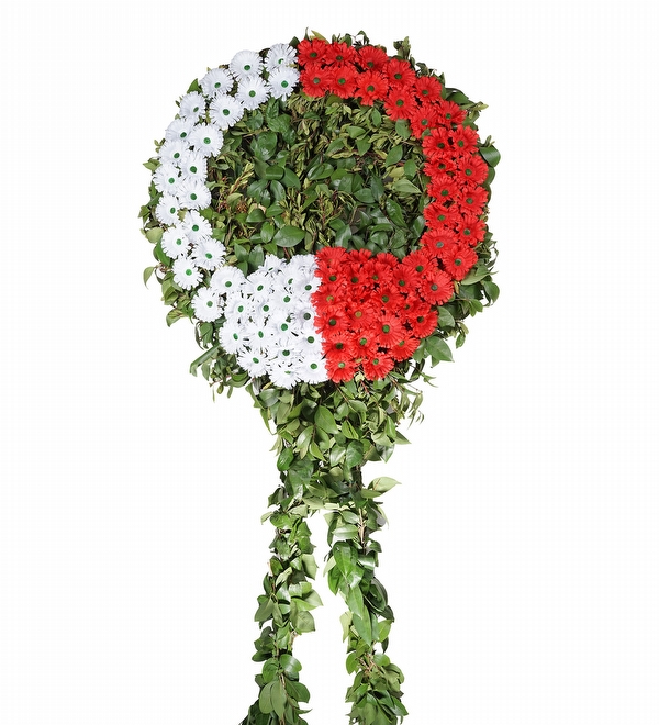 Krmz Beyaz Merasim ve Cenaze in elenk